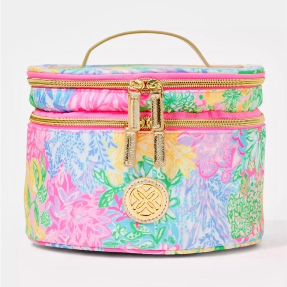 New Lilly Pulitzer Luggage Set Floral Luggage Set with Accessories for Travel - Picture 7 of 12